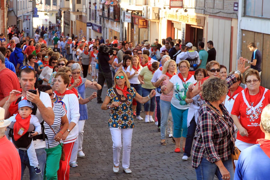 Quinto encierro en las fiestas de Cuéllar