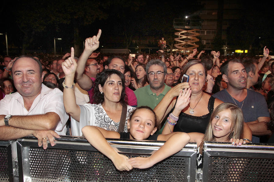 Concierto de Hombres G en las fiestas de Palencia