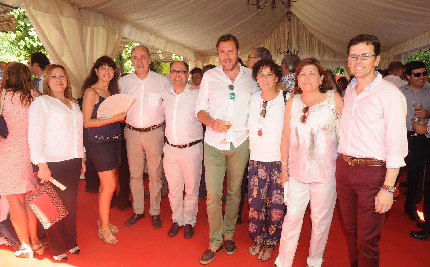 Los concejales del equipo de gobierno del Ayuntamiento de Valladolid Antonio Gato (Hacienda) y Luis Vélez (Seguridad y Vialidad) con el alcalde, Óscar Puente; las ediles Rafaela Romero (Servicios Sociales) y Victoria Soto (Educación) y el portavoz del PSOE, Pedro Herrero.