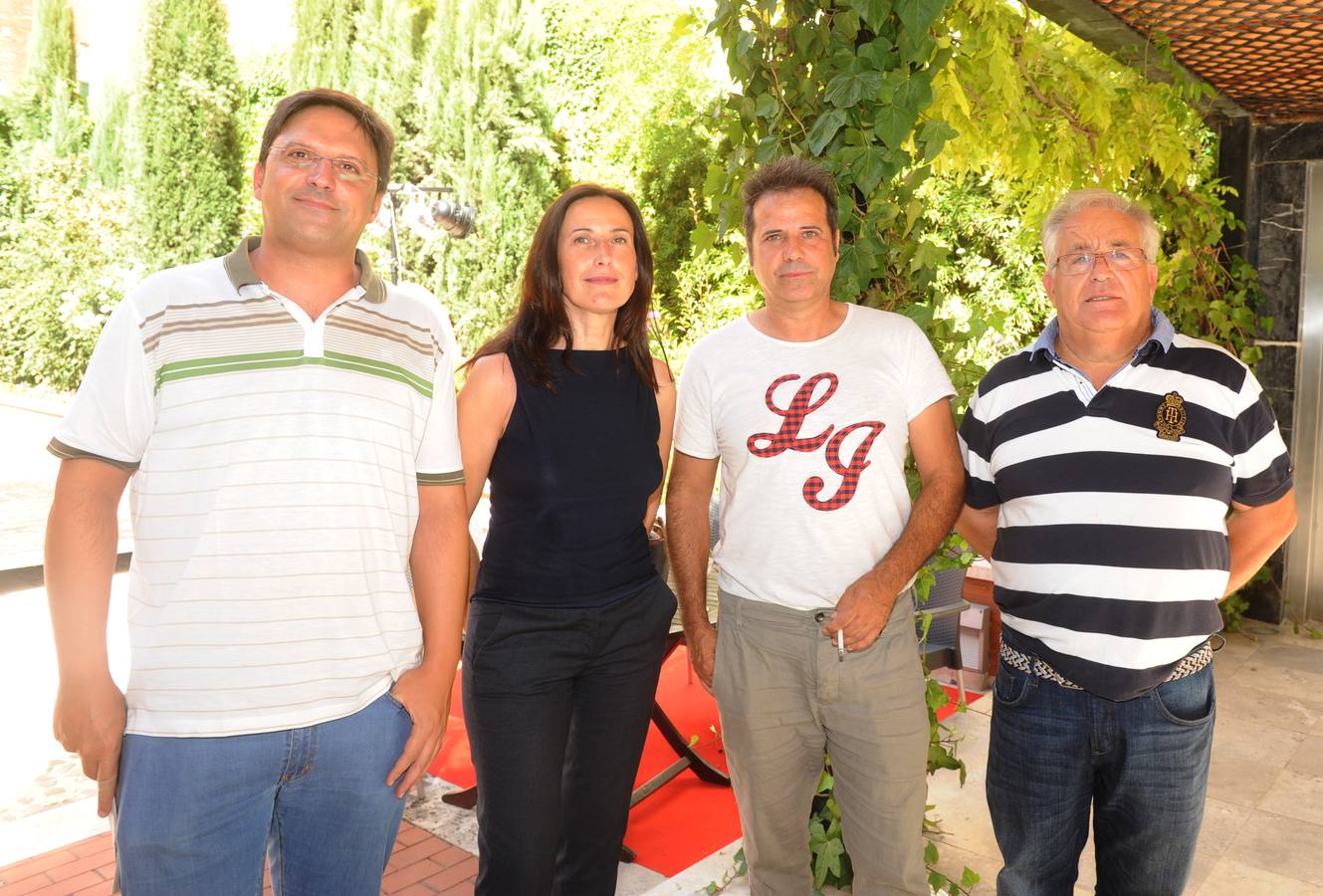 Óscar Ruano (KWS), Concepción Gil y Ernesto del Palacio (Solar Agrícolas) y Alberto Cano (Indycons).