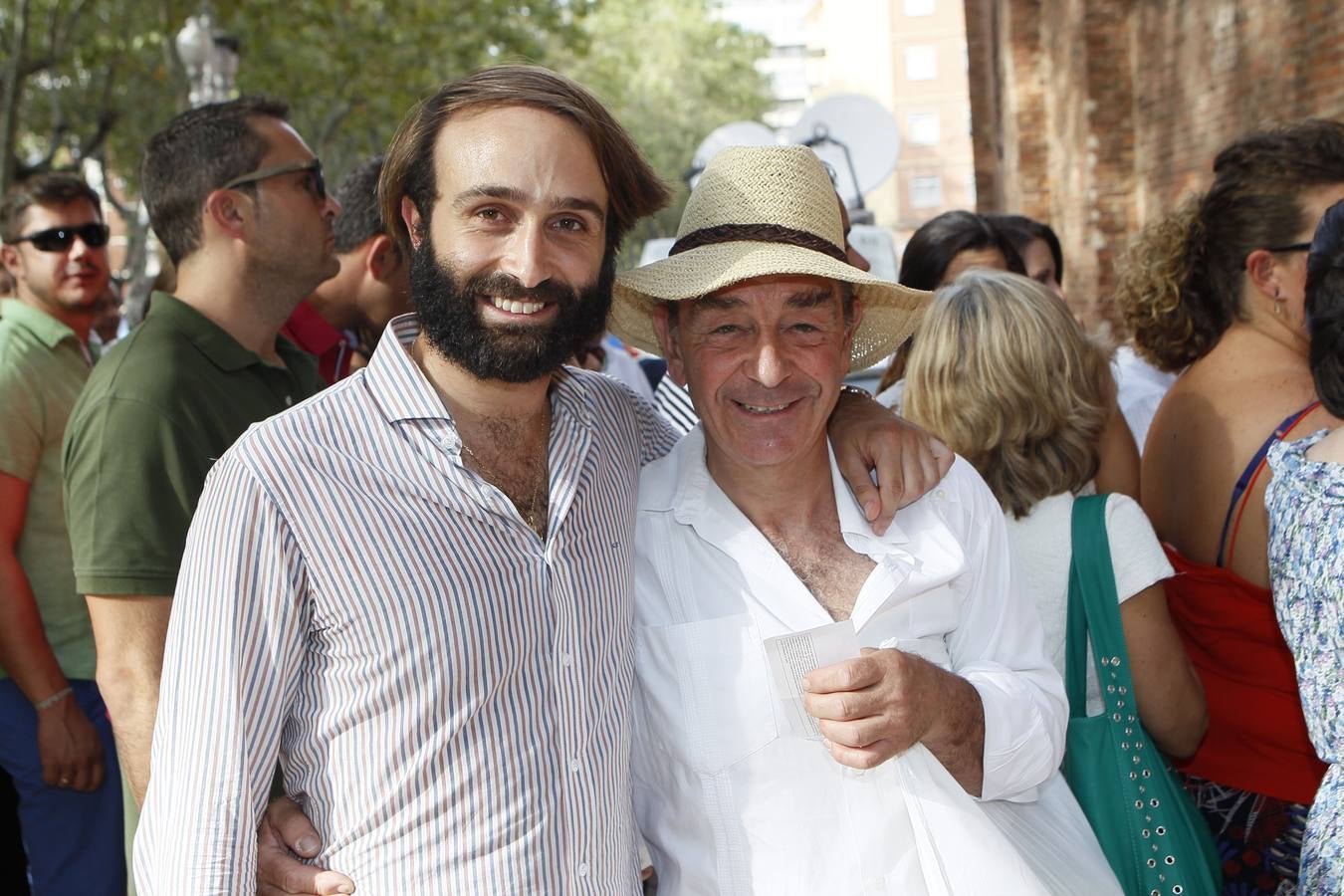 Gabriel Postigo, de bodegas Tomás Postigo, y el viticultor segoviano Claudio Alonso.