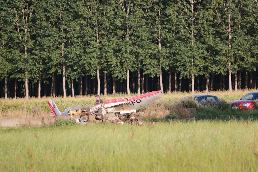 Accidente de avioneta en León