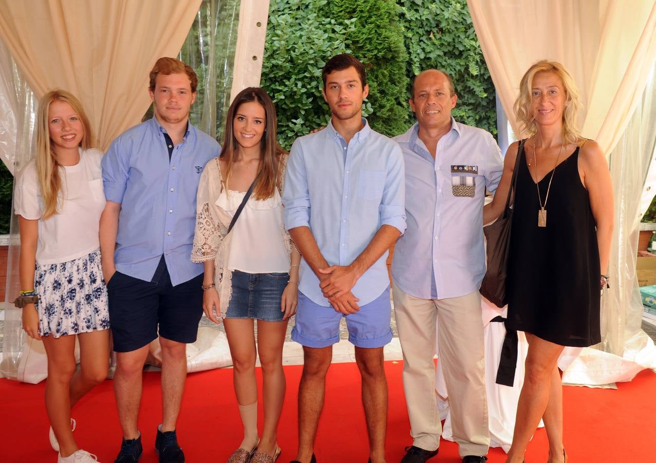 Patricia, Íñigo, Natalia, Óscar, Iván Hernández (El Norte de Castilla) y Marta Flores.