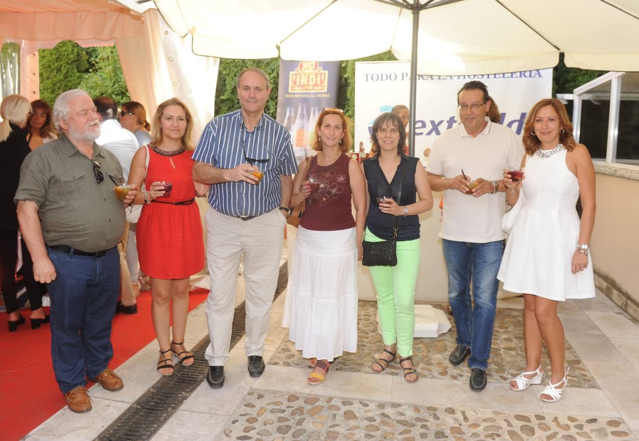 Modesto Chantre, Susana Espinosa, Luis Martín, Josefina Lavín, Ana Diz, Carlos Arenas e Irene Hernández, todos de la Dirección General de Deportes de la Junta.