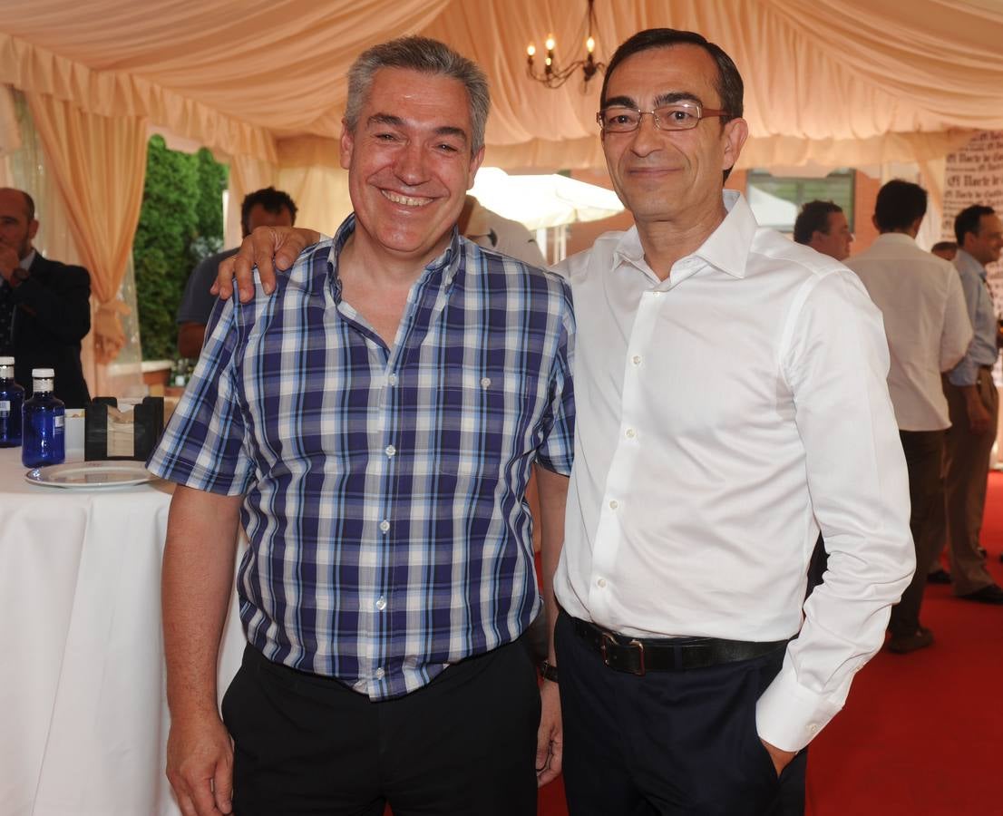 Jorge Gutiérrez (Educa Valladolid) y José Luis de la Rúa (Unipost).
