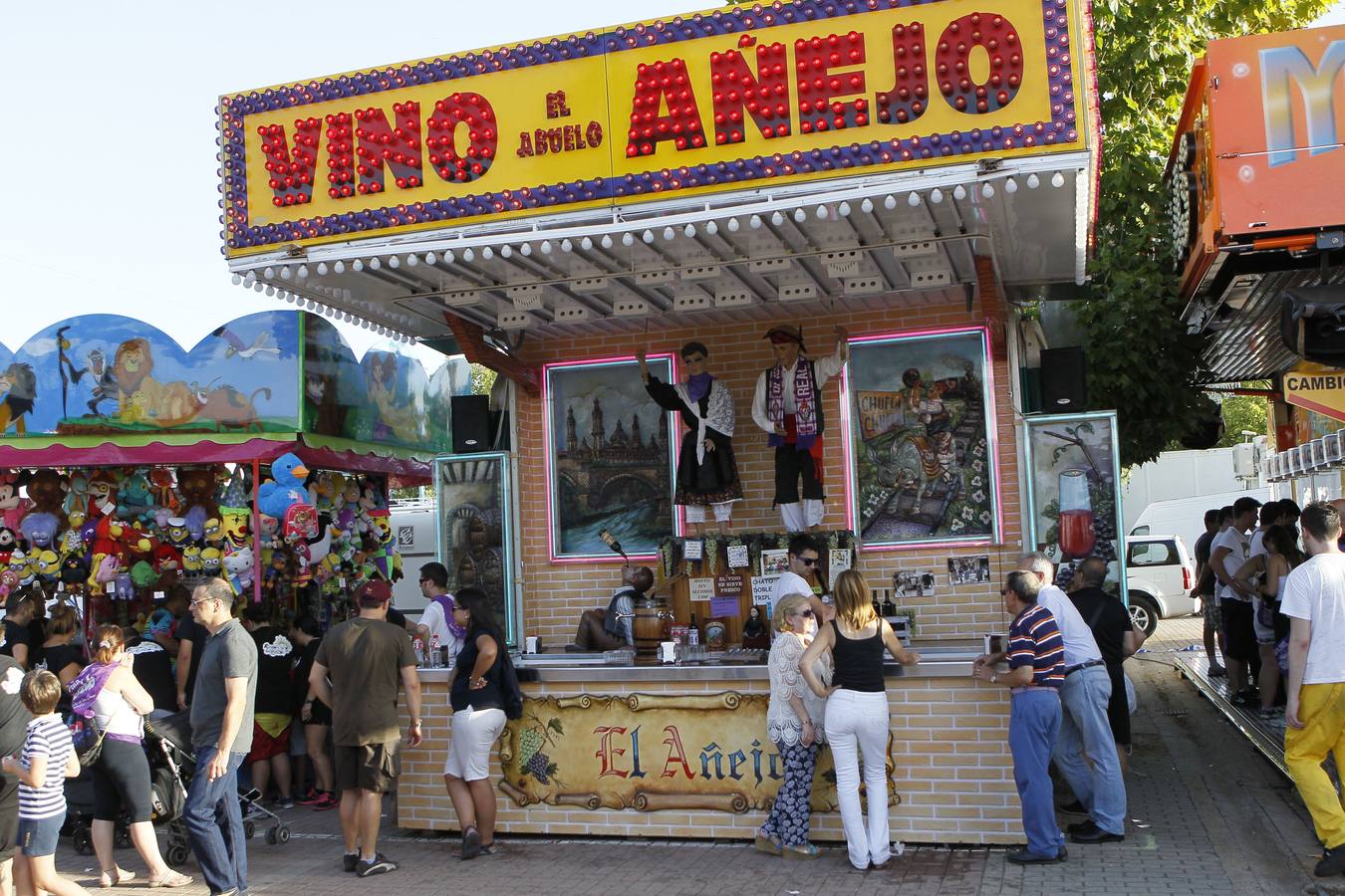 Diversión en el Real de la Feria