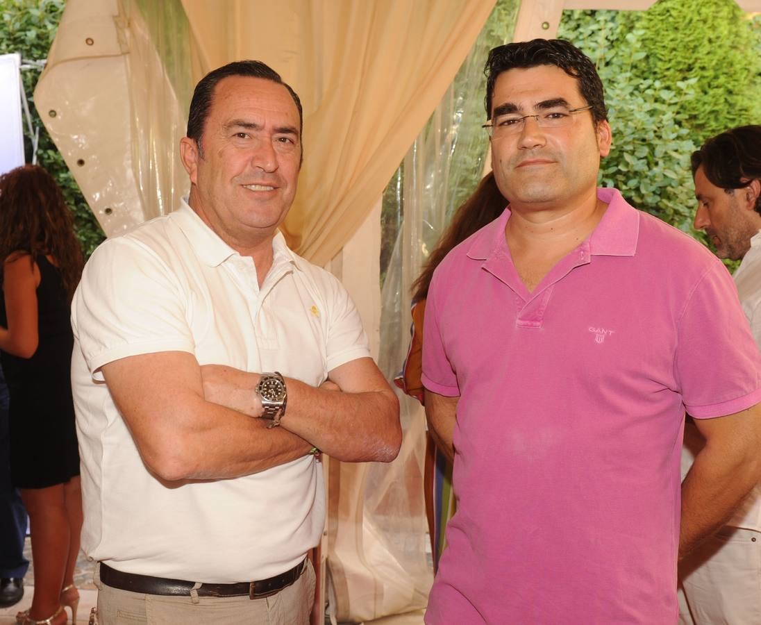 Javier Hernández (Catering Gaonera) y Mario Vicente (restaurante Como en mi casa) acudieron juntos al aperitivo.