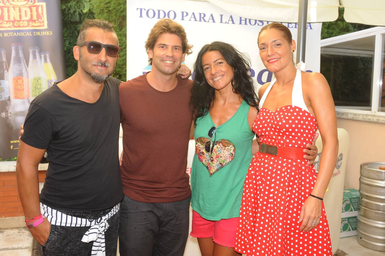 Gustavo López, Alfonso del Hoyo (Bang&amp;Olufsen), la matrona Marta Alonso y Maite Bernal (Why not events).