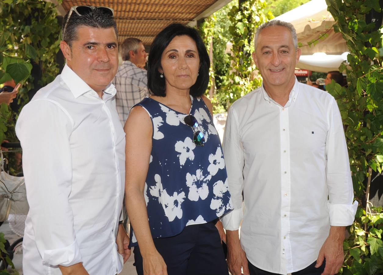 Javier Izquierdo, Pilar González y Francisco Jimeno.