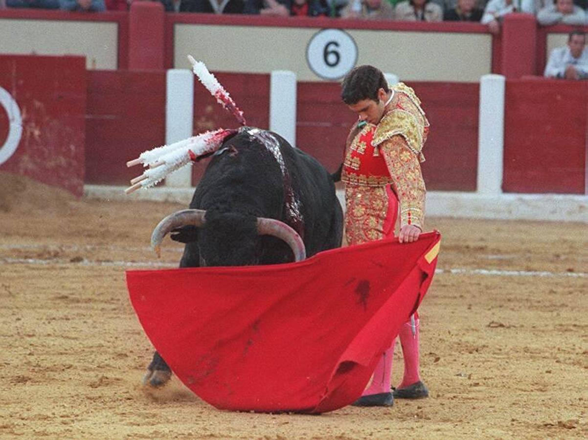 José Tomás, en la séptima corrida de toros de la Feria de San Mateo.