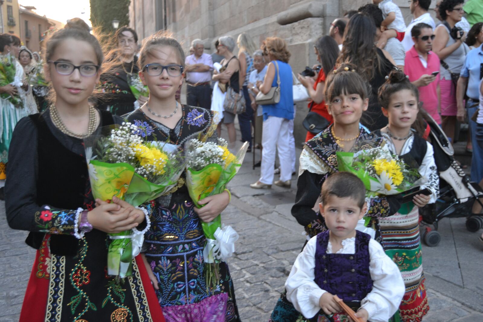 Ofrenda floral a la Virgen de la Vega de Salamanca