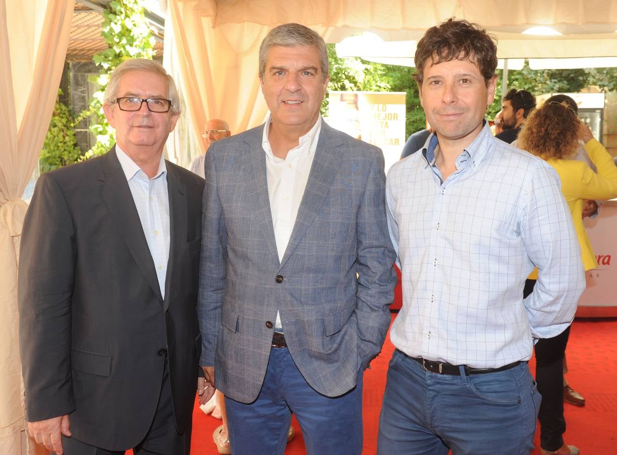Armando Reinoso (Fundación Real Valladolid), el asesor empresarial Manuel Gutiérrez y Óscar Reinoso (Bramasole 21). 