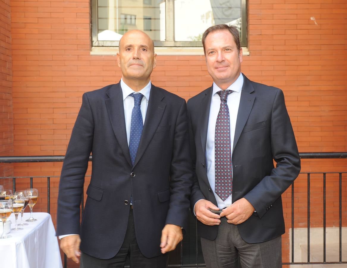 Enrique Maganto y Fernando Ponzán de Banco Sabadell. 