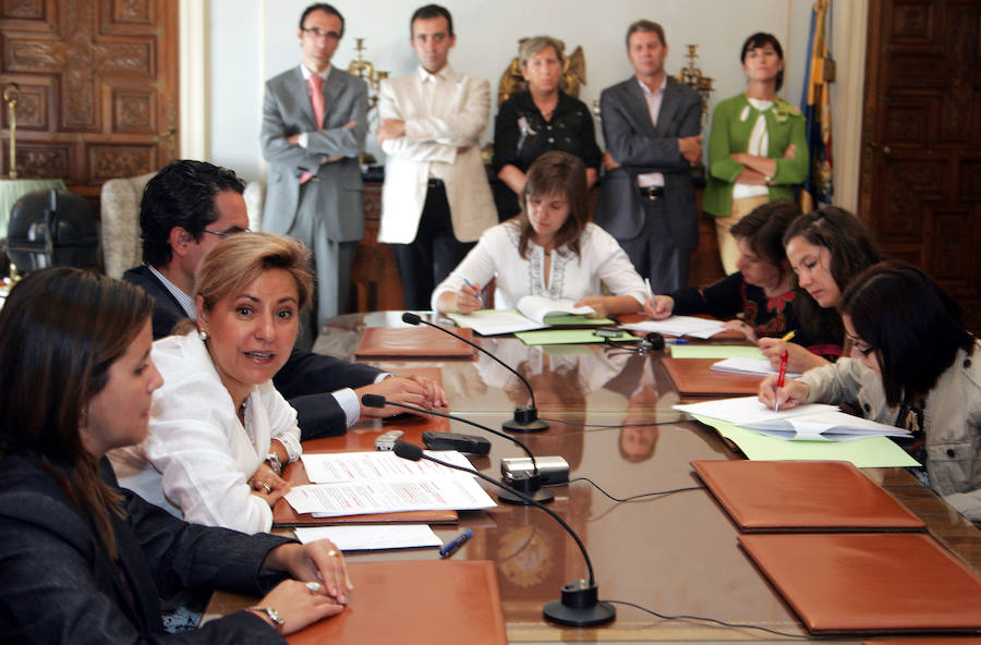 La exalcaldesa de Zamora Rosa Valdeón hizo el balance de sus tres meses de mandato. 