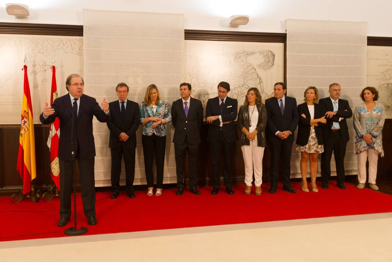 Toma de posesión de los nuevos cargos de la Junta de Castilla y León tras la dimisión de Rosa Valdeón