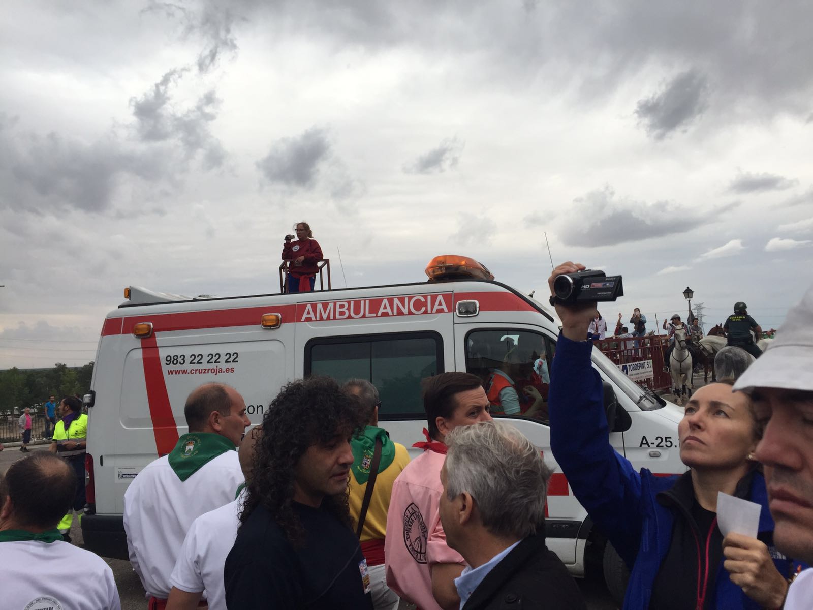 Expectación en Tordesillas en la celebración del primer Toro de la Peña