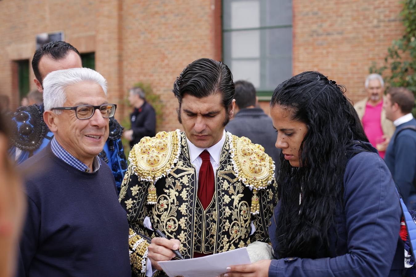 Morante de la Puebla, El Juli y Juan del Álamo, en la cuarta corrida de toros de la Feria de Salamanca