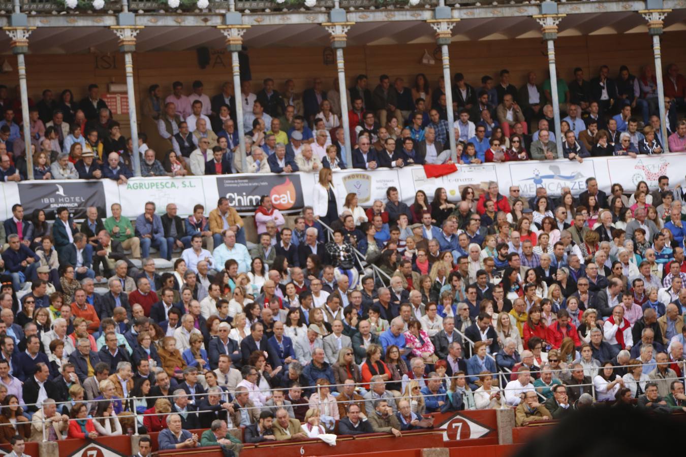 Morante de la Puebla, El Juli y Juan del Álamo, en la cuarta corrida de toros de la Feria de Salamanca