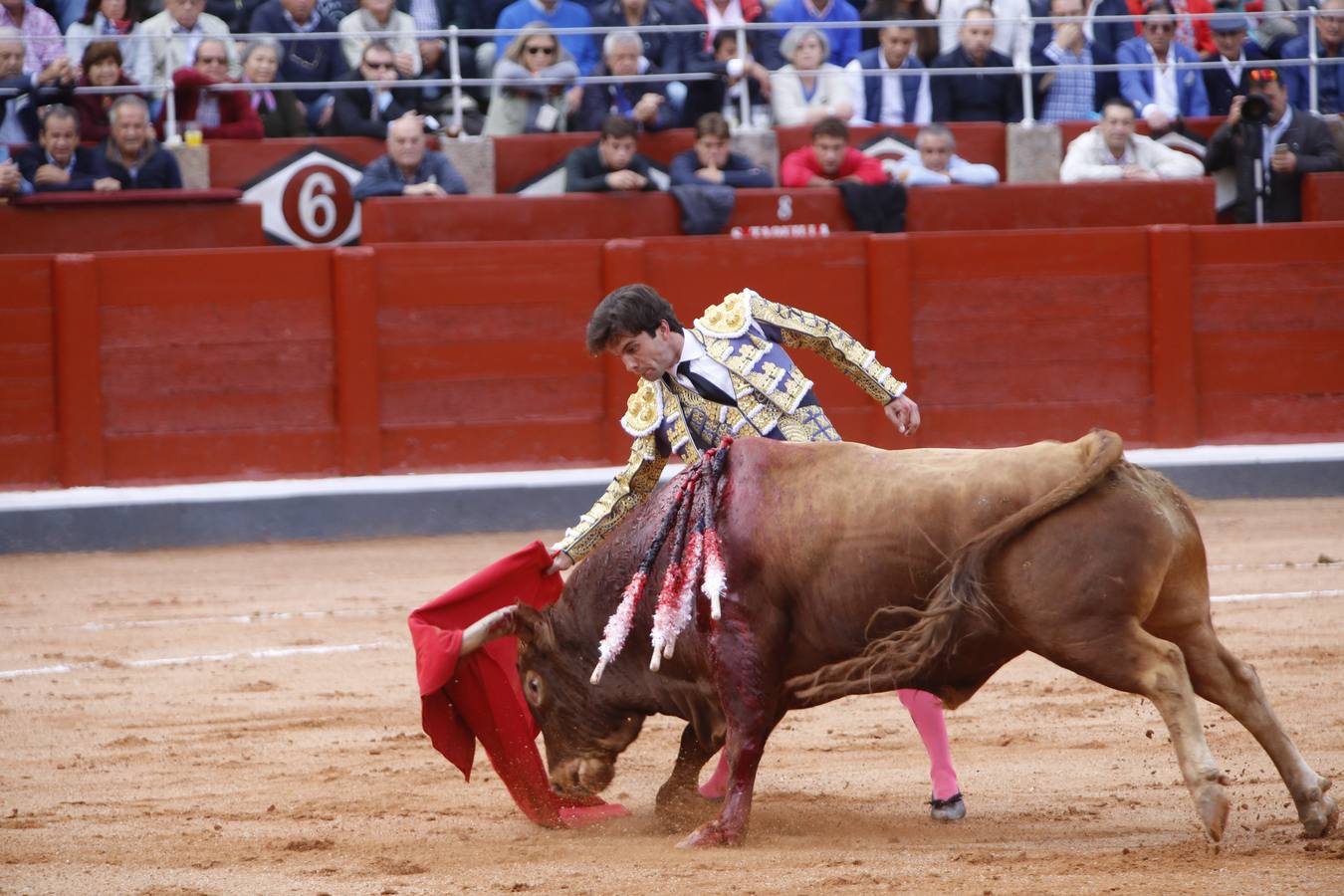 Morante de la Puebla, El Juli y Juan del Álamo, en la cuarta corrida de toros de la Feria de Salamanca