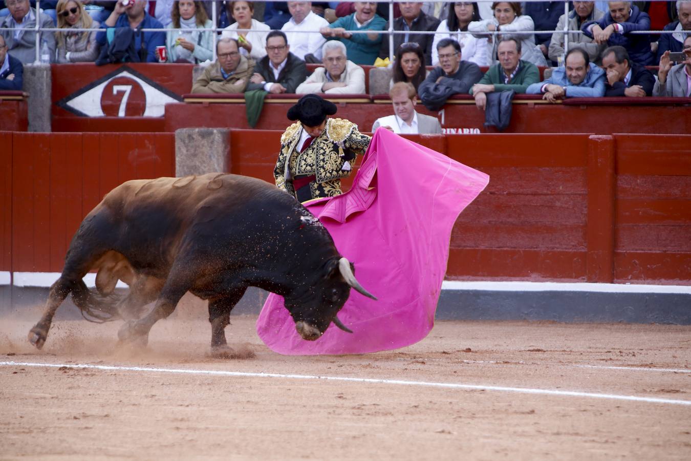 Morante de la Puebla, El Juli y Juan del Álamo, en la cuarta corrida de toros de la Feria de Salamanca