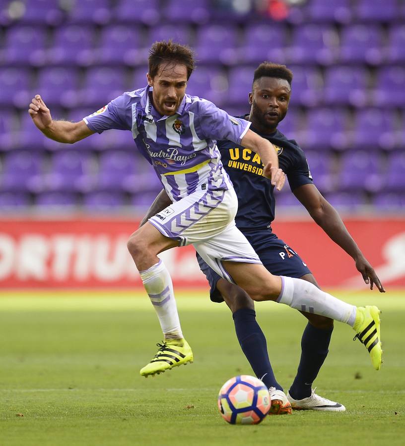 Partido del Real Valladolid contra el UCAM Murcia