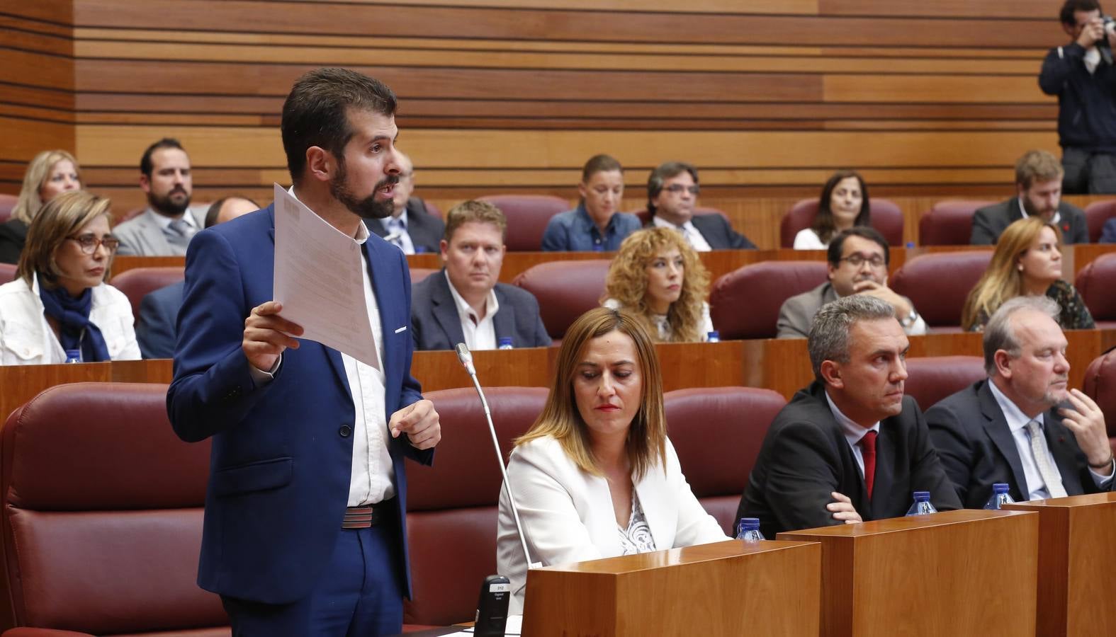 Pleno en las Cortes de Castilla y León