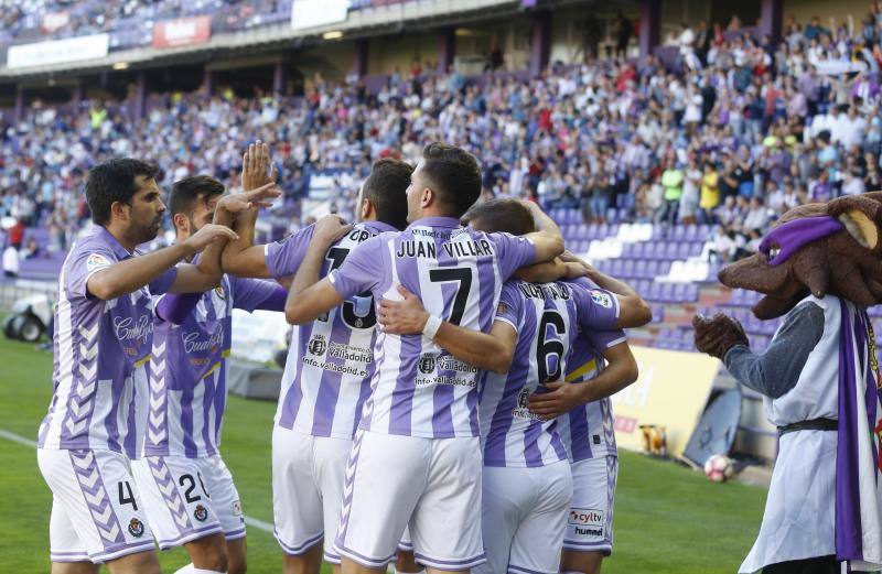 Partido del Real Valladolid contra el Alcorcón