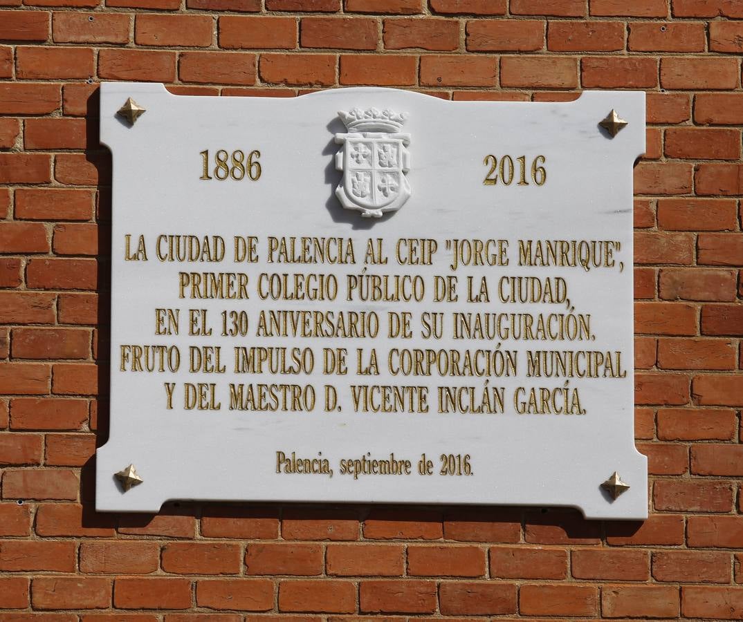 El consejero de Educación preside en Palencia los actos del 130 aniversario del colegio Jorge Manrique