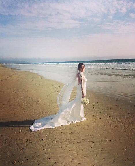 La romántica boda en la playa de Paz Padilla