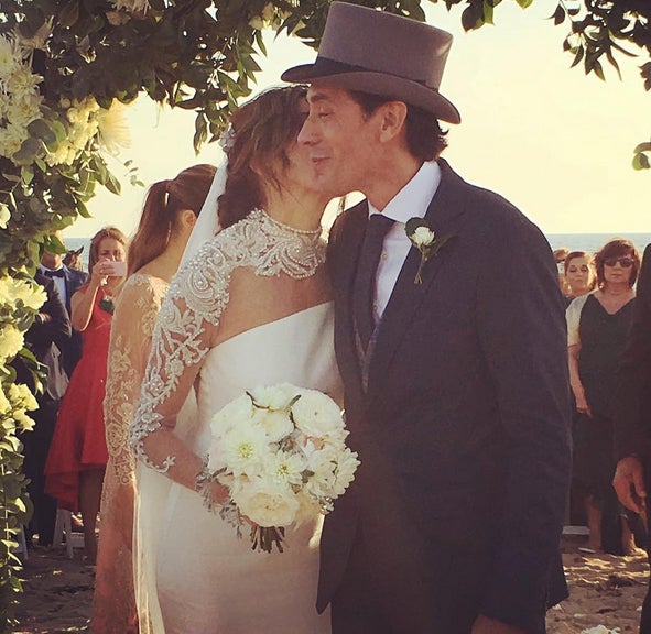 La romántica boda en la playa de Paz Padilla
