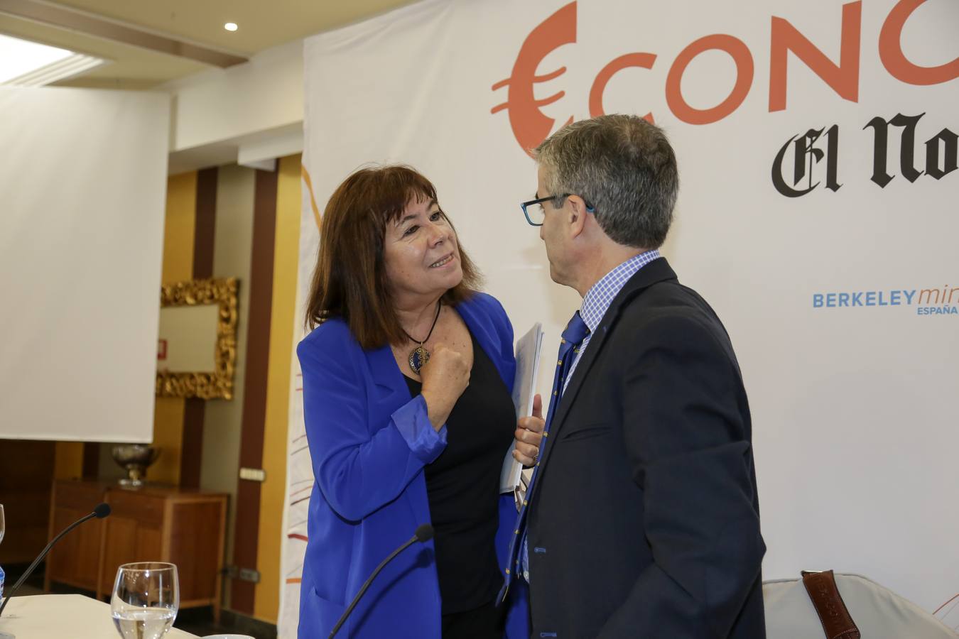 El exministra de Medio Ambiente Cristina Narbona en el Foro Económico de El Norte de Castilla en Salamanca