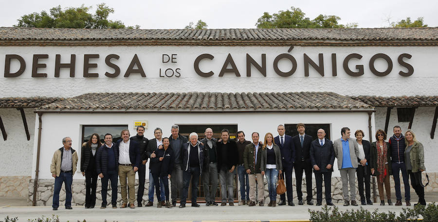 Fiesta de la vendimia en la bodega Dehesa de los Canónigos