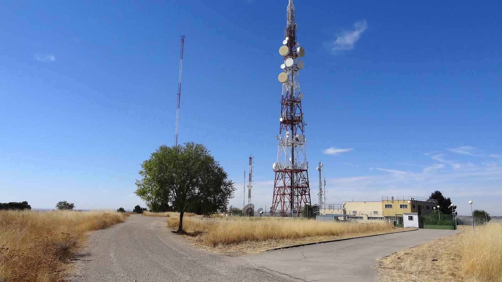 Mal estado de la carretera del cerro de San Cristóbal