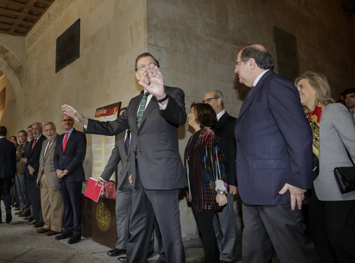 Mariano Rajoy preside en Salamanca la Comisión Interinstitucional del VIII Centenario de la Usal