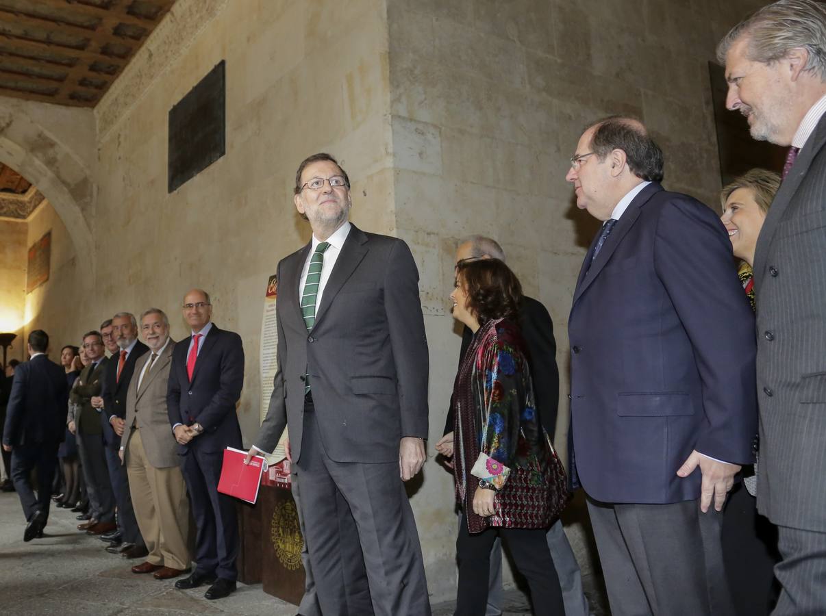 Mariano Rajoy preside en Salamanca la Comisión Interinstitucional del VIII Centenario de la Usal