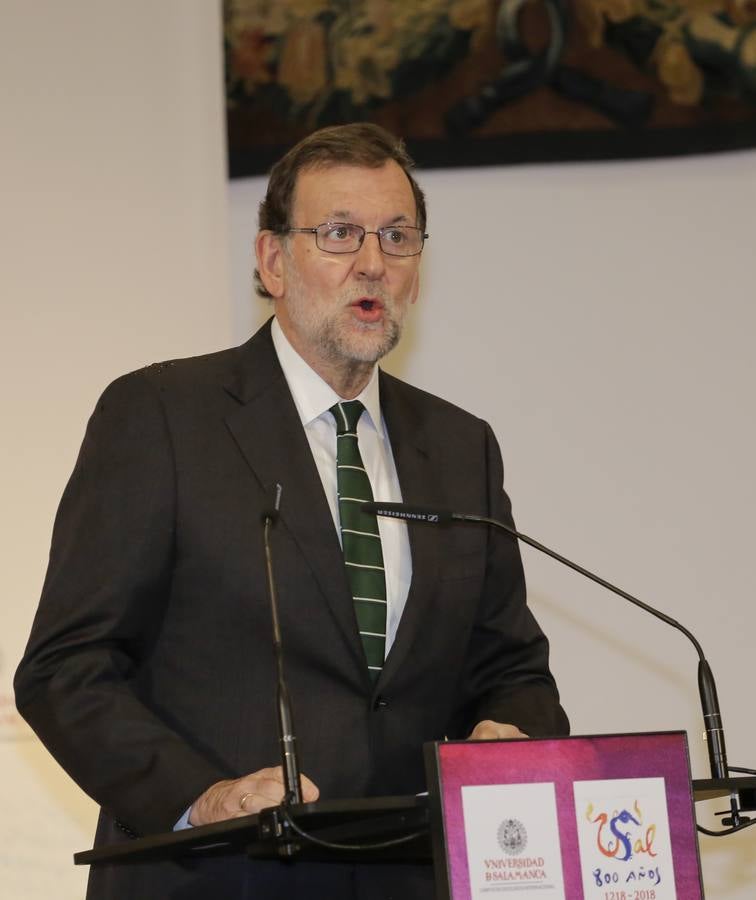 Mariano Rajoy preside en Salamanca la Comisión Interinstitucional del VIII Centenario de la Usal