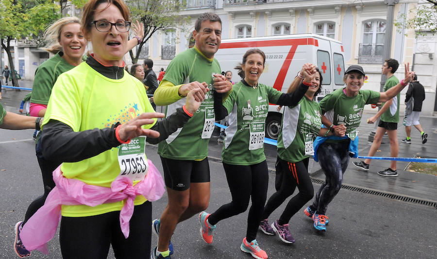 El trabajo de la Asociación Contra el Cáncer en la marcha de Valladolid