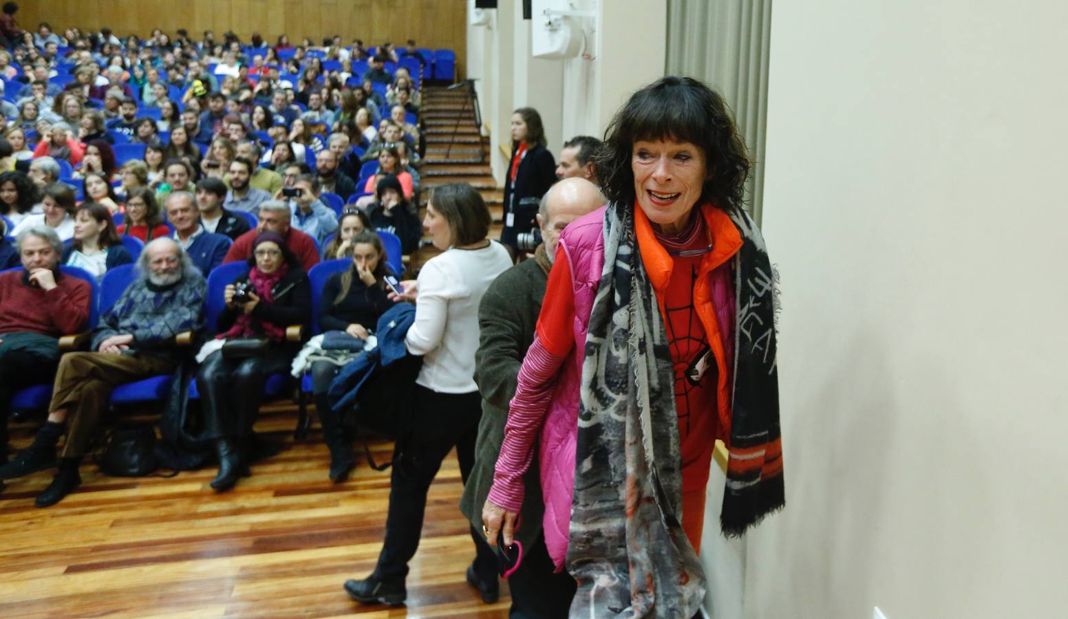 Geraldine Chaplin ofrece una &#039;master class&#039; en la Universidad de Valladolid