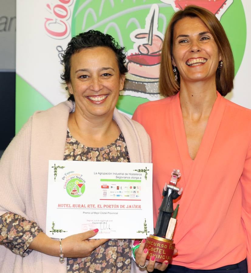 Entrega de premios del V Concurso Provincial de Tapas y Cócteles de Segovia