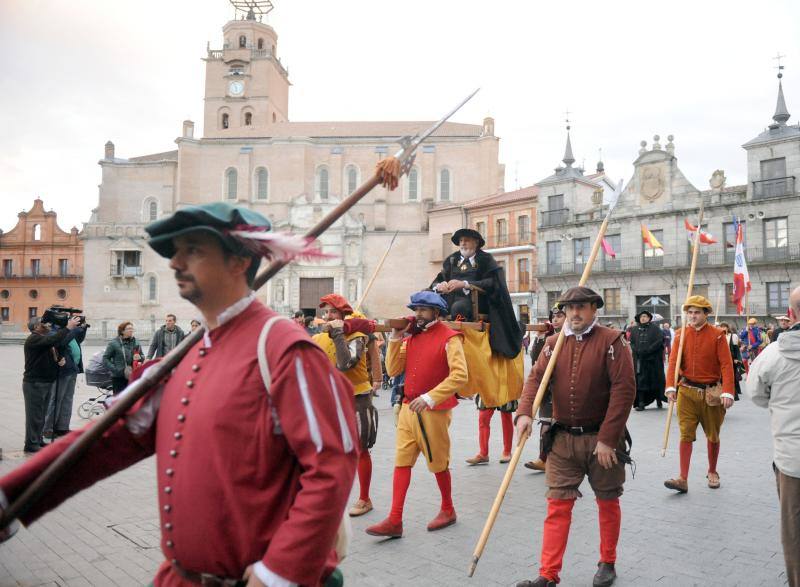 Carlos V, recibido y agasajado por Rodrigo de Dueñas en Medina del Campo