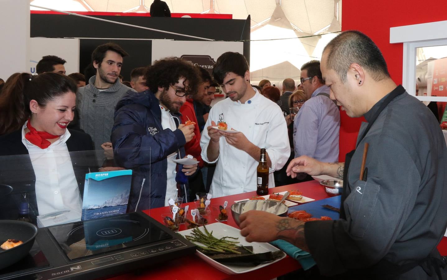 Primera jornada en el XII Concurso Nacional de Pinchos y Tapas Ciudad de Valladolid