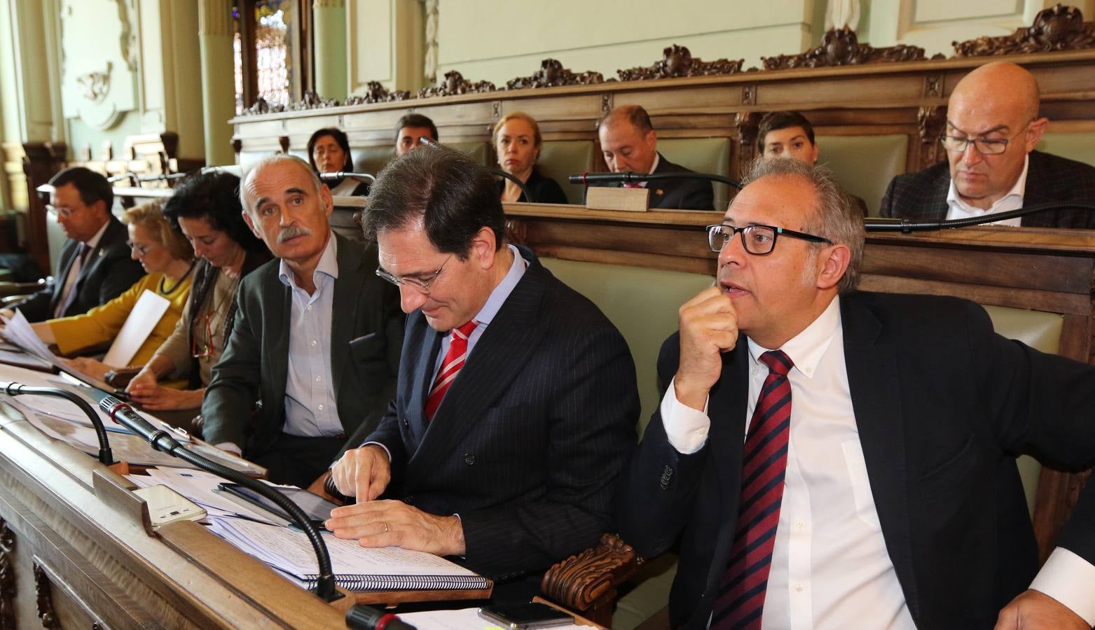 Pleno en el Ayuntamiento de Valladolid