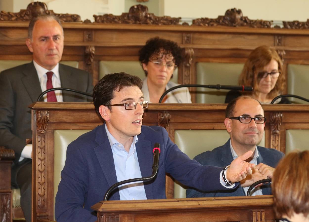 Pleno en el Ayuntamiento de Valladolid