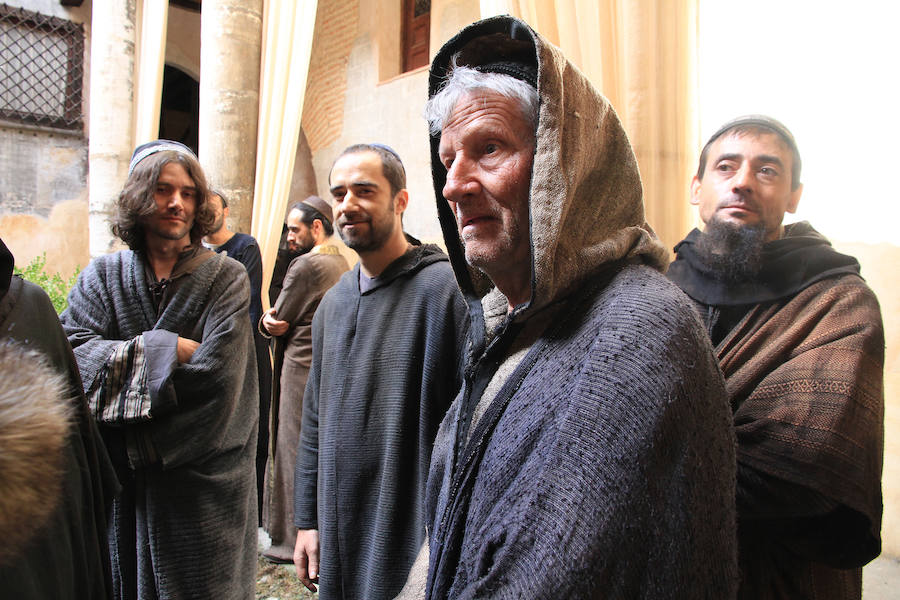 Rodaje de &#039;La Catedral del Mar&#039; en Segovia con Aitor Luna (1/2)