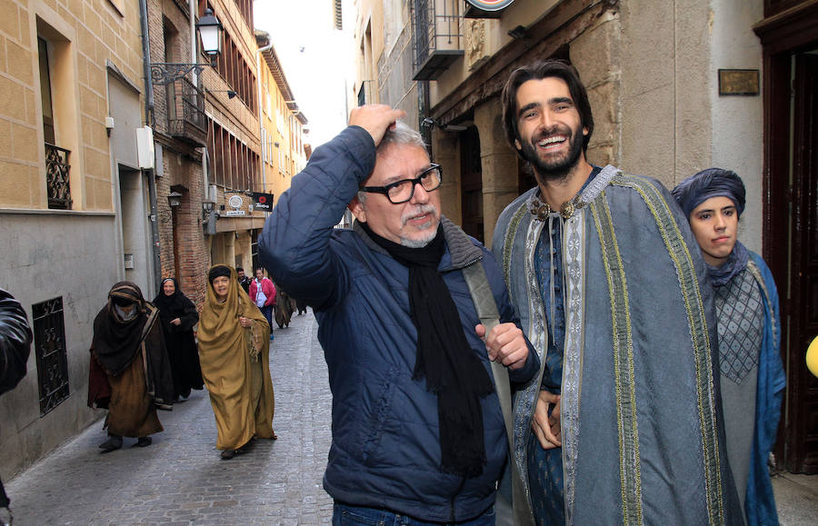 Rodaje de &#039;La Catedral del Mar&#039; en Segovia con Aitor Luna (2/2)