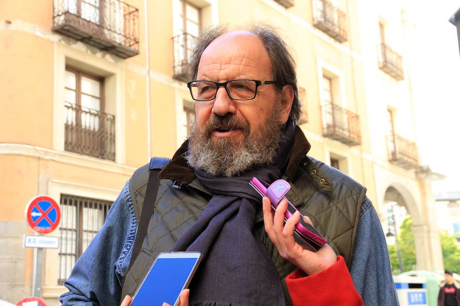 Rodaje de &#039;La Catedral del Mar&#039; en Segovia con Aitor Luna (2/2)