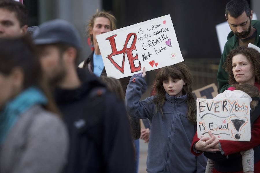 Las protestas contra Trump no cesan