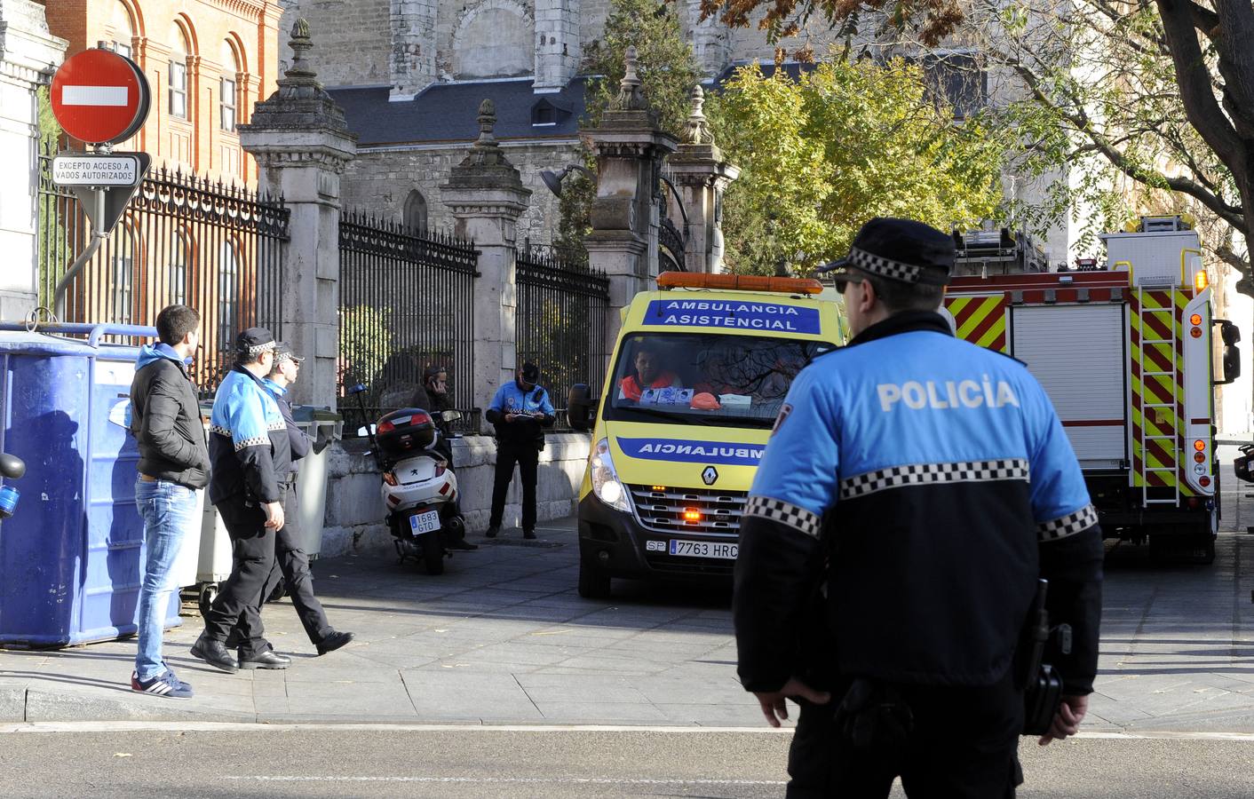 Desalojan el instituto Zorrilla de Valladolid por un gas tóxico