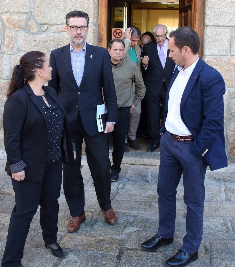 Reunión de alcaldes de los municipios afectados por la regulación del tráfico en el Alto de Navacerrada