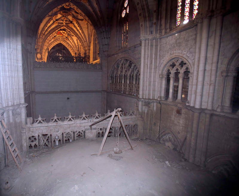 Visita al taller de la Catedral de Palencia